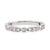 Modern Diamond 18K White Gold Eternity Ring  Jack Weir & Sons   