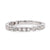 Modern Diamond 18K White Gold Eternity Ring  Jack Weir & Sons   