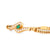 Vintage French Emerald Diamond 18K Yellow Gold Bracelet  Jack Weir & Sons   