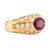 Vintage GIA 1.25 Carat Ruby Diamond 18K Yellow Gold Ring  Jack Weir & Sons