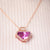 Modern 15 Carat Kunzite Diamond 14K Rose Gold Necklace  Jack Weir & Sons   