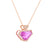 Modern 15 Carat Kunzite Diamond 14K Rose Gold Necklace  Jack Weir & Sons   