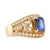 Vintage Sapphire Diamond 18K Yellow Gold Ring  Jack Weir & Sons   