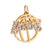 Modern Diamond 14K Yellow and White Gold Lakers Pendant  Jack Weir & Sons   