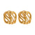 Vintage Angela Cummings 18K Yellow Gold Clip On Earrings  Angela Cummings   