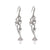 Contemporary 11.86 carat diamond 18k white gold drop earrings  Jack Weir & Sons   