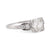 Elegant GIA 0.89 carat cushion cut diamond platinum engagement ring  Jack Weir & Sons