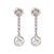 GIA 1.64 and 1.81 carats diamond 18k white gold drop earrings  Jack Weir & Sons