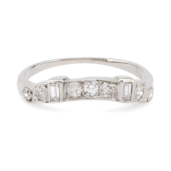 Modern Diamond 14K White Gold Eternity Ring  Jack Weir & Sons   