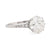 Classic Art Deco GIA 2.10 carat old European diamond platinum engagement ring