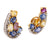 Vintage GIA 31 carat total weight sapphire diamond 18k gold platinum earrings Jack Weir & Sons