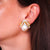 Iconic David Webb mabe pearl diamond 18k yellow gold earrings  David Webb   