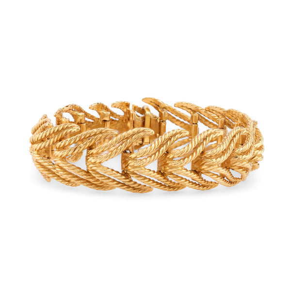 Iconic Tiffany & Co. French 18K yellow gold braided bracelet  Tiffany & Co.   