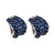 Luxurious contemporary 18 carat total weight sapphire 18K gold earrings  Jack Weir & Sons   