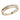 Vintage princess cut diamond 14k white gold band