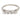 Mid Century diamond 18k white gold eternity ring