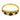 Vintage emerald diamond 18k yellow gold band
