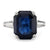 GIA 7.15 carat sapphire diamond platinum three stone ring  Jack Weir & Sons   