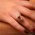 Vintage ruby diamond 18k yellow gold cocktail ring  Jack Weir & Sons   