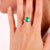 GIA 3.09 carat Colombian emerald diamond platinum ring Jack Weir & Sons