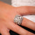 Mid Century 6.5 carat total weight diamond platinum cocktail ring  Jack Weir & Sons   