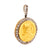 Antique French diamond 18k yellow and white gold coin pendant  Jack Weir & Sons   