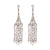 Art Deco inspired 8 carat total weight diamond 18k gold chandelier earrings  Jack Weir & Sons   