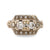 Art Deco diamond 14k yellow and white gold ring Jack Weir & Sons