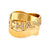 Chanel 18k yellow gold diamond ring Chanel