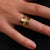 Chanel 18k yellow gold diamond ring Chanel