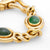 Vintage Italian 18k yellow gold tourmaline bracelet Jack Weir & Sons