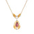 Tiffany & Co. Edwardian tourmaline diamond 18k yellow gold necklace Tiffany & Co.