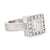 Chopard happy 18k white gold diamond ring Chopard