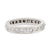 Vintage 18k white gold diamond eternity band Jack Weir & Sons