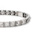 French Art Deco platinum diamond bracelet Jack Weir & Sons