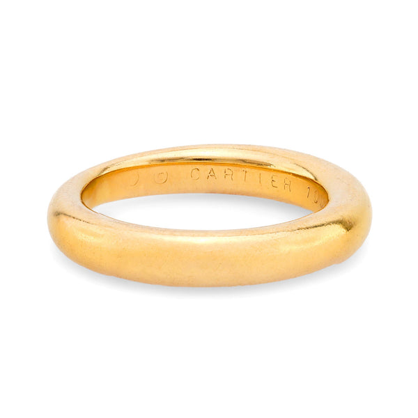 Cartier 18k yellow gold wedding band Cartier