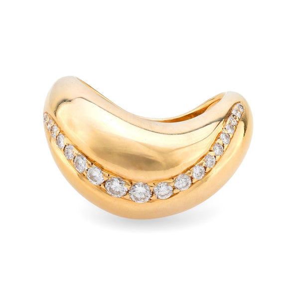 Fred of Paris diamond 18k yellow gold ring Fred