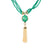 Cartier French chrysoprase pearl diamond 18k yellow gold necklace Cartier