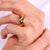 Ilias Lalaounis 18k yellow gold bypass ring Ilias Lalaounis