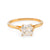 GIA 1.51 carat old mine cut diamond 18k yellow gold engagement ring Jack Weir & Sons