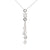 Bvlgari Italy diamond 18k white gold B.zero1 pendant necklace Bvlgari