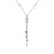 Bvlgari Italy diamond 18k white gold B.zero1 pendant necklace Bvlgari