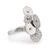 Bvlgari diamond 18k white gold Cicladi ring Bvlgari