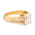 Cartier French GIA 2.17 carat diamond 18k gold trinity engagement ring Cartier