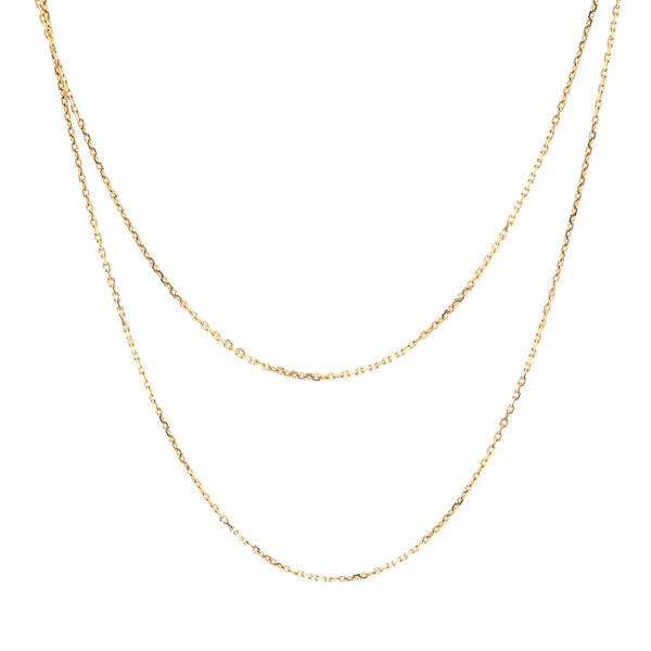 Van Cleef & Arpels French 18k yellow gold chain necklace Van Cleef & Arpels