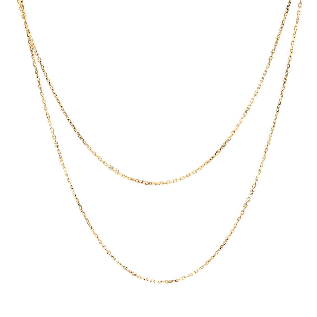 Van Cleef & Arpels French 18k yellow gold chain necklace Van Cleef & Arpels