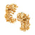 JAR Paris aluminum and 18k yellow gold "Tickle me feather" earrings JAR