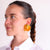 JAR Paris aluminum and 18k yellow gold "Col Plissé" earrings JAR