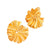 JAR Paris aluminum and 18k yellow gold "Col Plissé" earrings JAR