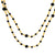 David Yurman onyx 18k yellow gold Petite Hampton necklace David Yurman